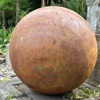 Стальная сфера — 3D КОРТЕН (518913) ∅ 1500 мм. Брянск 