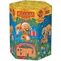 Салют Новогодняя белочка РС7079 купить от производителя Русская Пиротехника — Брянск