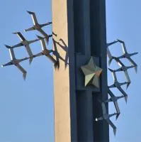 Звезда на стелу нержавеющая сталь нитрид титана в Брянске (518465)