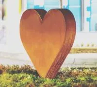 Кортеновская сталь скульптура сердце (518279) монтаж арт-объект  в Брянске