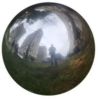 Шар из нержавеющей стали ø 600 мм. (517182) производство - сфера арт-объект пустотелая  в Брянске