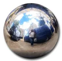Шар ø 600 мм. полый полированный (517585) поставка - сфера арт-объект пустотелая  в Брянске