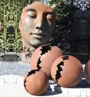 Кортен 3 шара — парк декор (518952) ∅ 950 750 450 мм. Брянск 