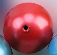 Ёлочный шар красный (518840) ∅ 500 мм. Брянск