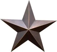 Звезда на памятник листовая бронза патина в Брянске (518498)