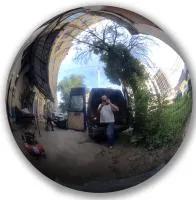 Шар ø 850 мм. полый полированный (517590) производство - сфера арт-объект пустотелая  в Брянске