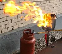 Газовая горелка электро розжиг (514267) монтаж вечный огонь ø 154 мм. ветроустойчивая  в Брянске