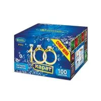 Батарея салютов 100 Карат Р7332 купить от производителя Русский Фейерверк — Брянск