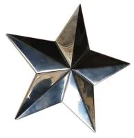 Звезда на стелу обелиск (197202) монтаж - стела памятник ø 250 мм. пустотелая  в Брянске