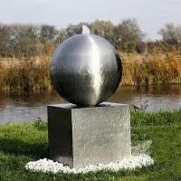 Стальной фонтан сфера (518889) ∅ 450 мм. Брянск